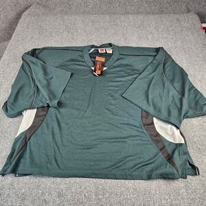 Kamazu Hockey Goalie Jersey Forest Green Black White Adult 3XL New With Tags